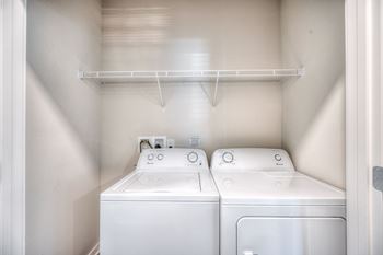 Washer/dryer included
